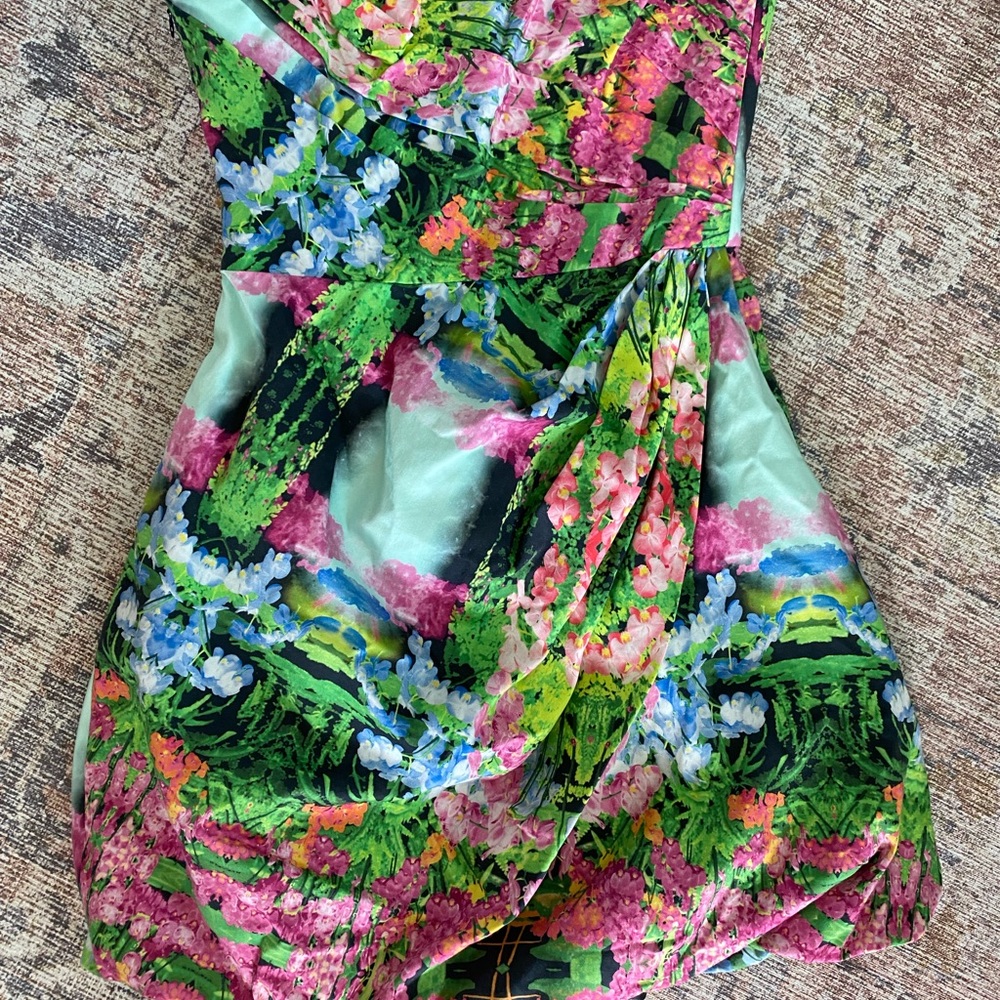 Zara strapless dress
